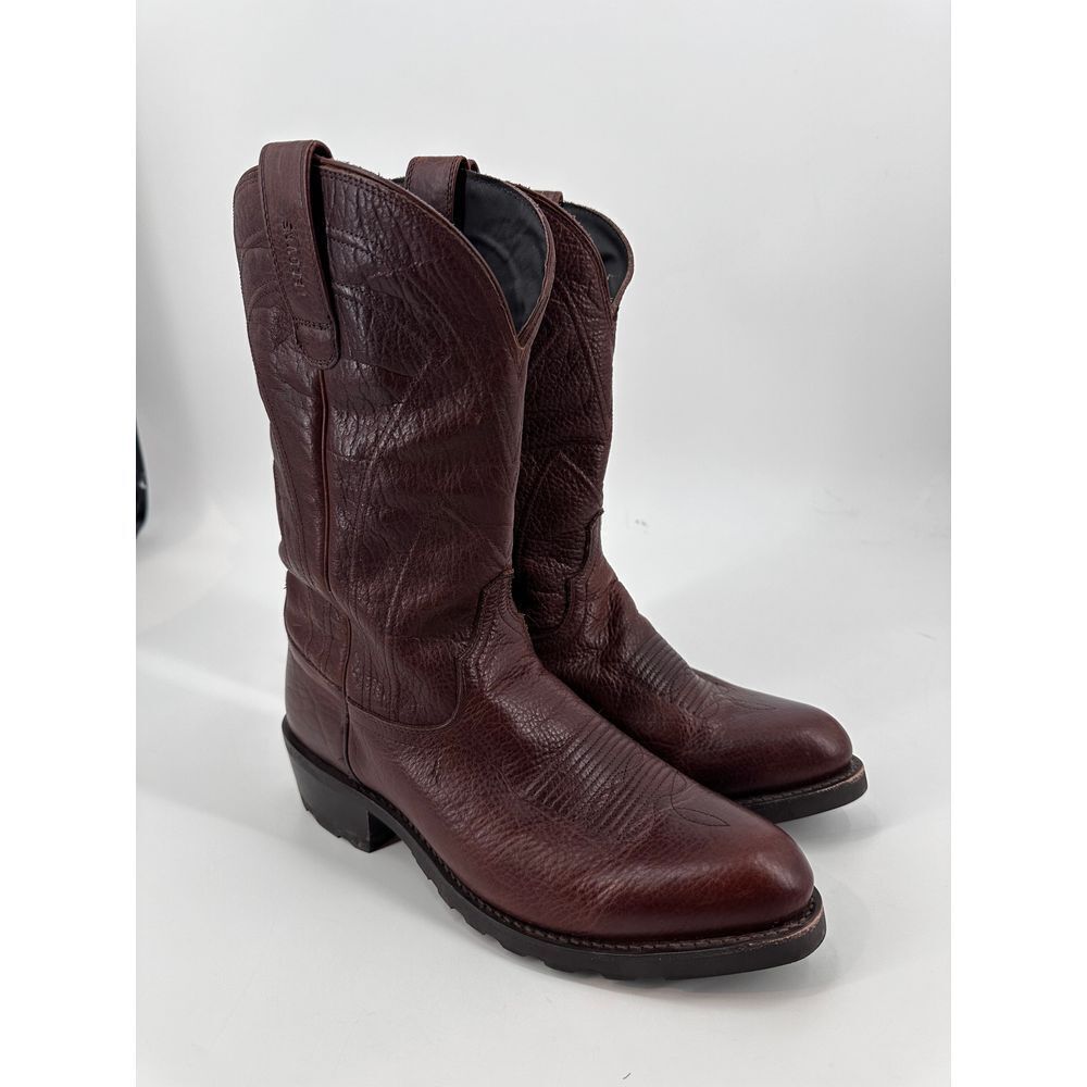 Tecovas The Bandera Bison Cowboy Work Boot Men Sz 11.5 EE Vibram Sole